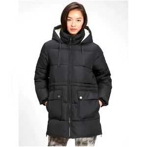 Gap Factory Cold Control Max Midi Puffer.